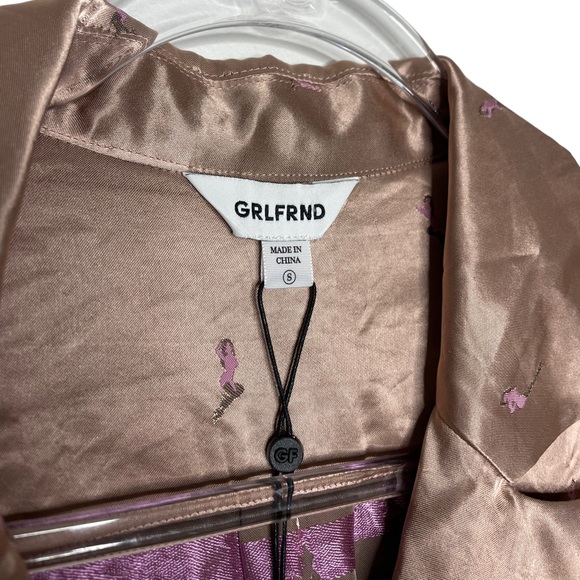 GRLFRND | NWT Pin Up Girl Blouse in Blush Nude Small - Picture 4 of 9
